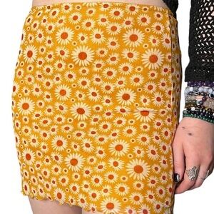 Urban Outfitters Sunflower Mini Skirt